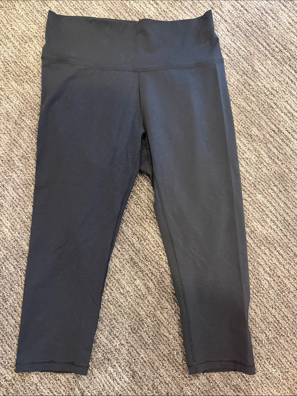 CALIA by Carrie Underwood Black Cropped High-Waist Leggings